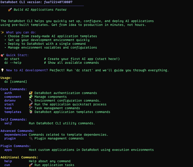 CLI Screenshot